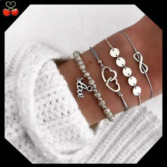 Boutique Jewelry - 🍒 INFINITE Love ♾ Charm Bracelet Set